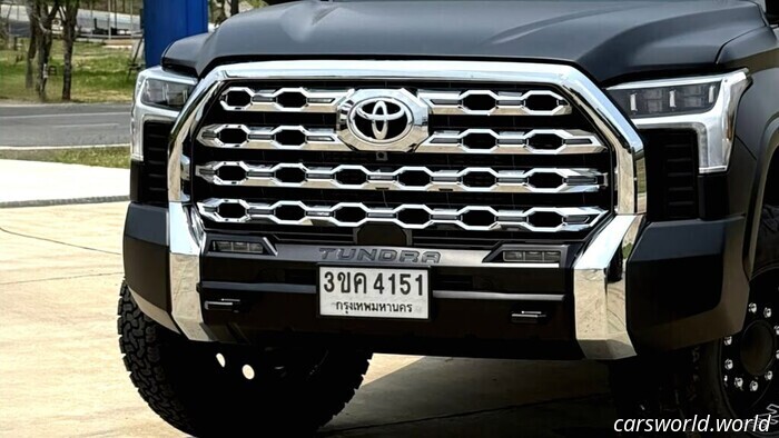You'll swear this is an actual tundra until you take a closer look | Carscoops